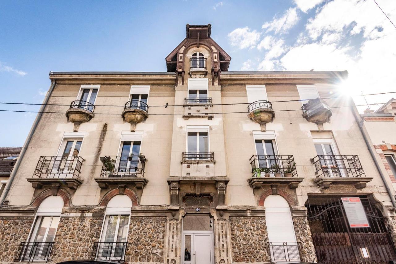 Appartement Cosy A 10 Min A Pieds De La Gare Remeš Exteriér fotografie